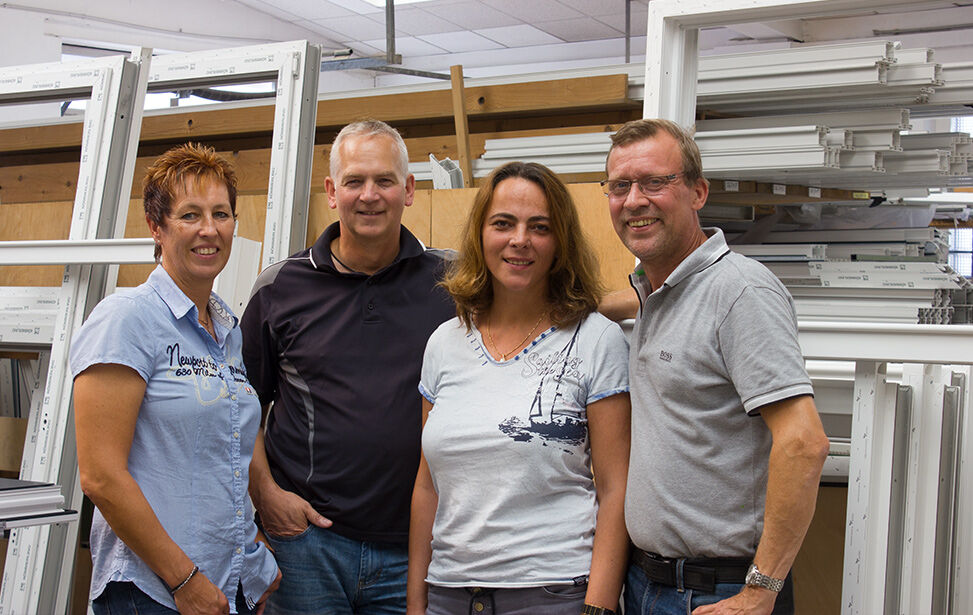 Team der Schreinerei Eckhardt in der Werkstatt